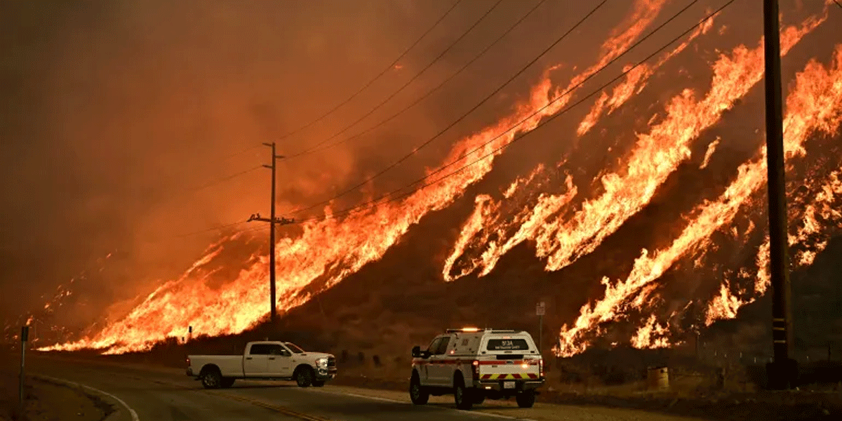 দাবানলে পোড়া লস অ্যাঞ্জেলসে বৃষ্টির পূর্বাভাস