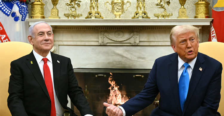 গাজার নিয়ন্ত্রণ যুক্তরাষ্ট্রের হাতে চান ডোনাল্ড ট্রাম্প