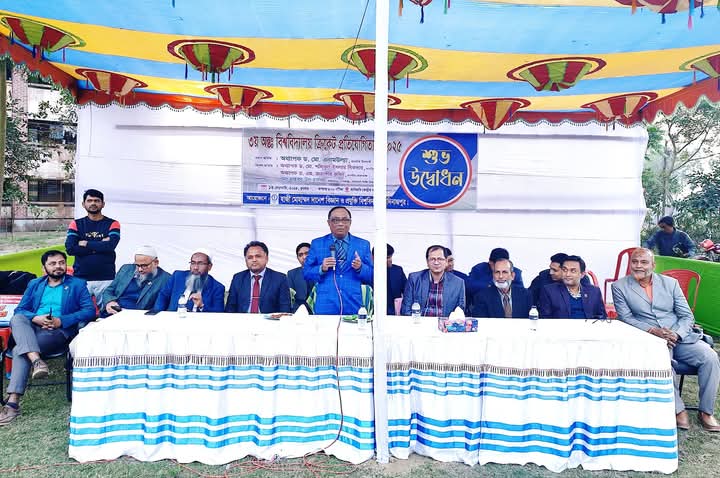 হাবিপ্রবিতে ৩য় অন্তঃবিশ্ববিদ্যালয় ক্রিকেট প্রতিযোগিতার উদ্বোধন