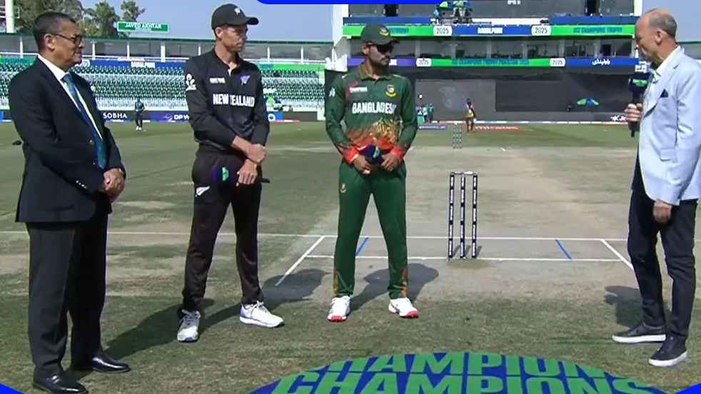 বাঁচামরার লড়াইয়ে টস হেরে ব্যাটিংয়ে বাংলাদেশ