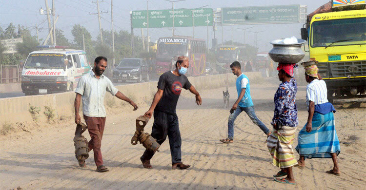 দূষিত শহরের তালিকায় ঢাকা আজ পঞ্চম