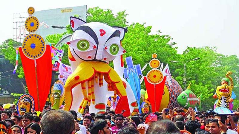 আনন্দ শোভাযাত্রা শুরু সকাল ৯টায়