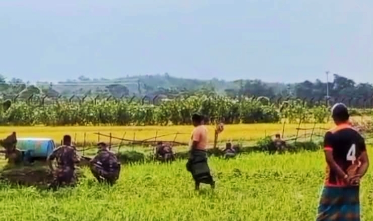 কুড়িগ্রাম সীমান্তে ১৪ জনকে পুশইনের ঘটনায় বিজিবি-বিএসএফের মধ্যে উত্তেজনা