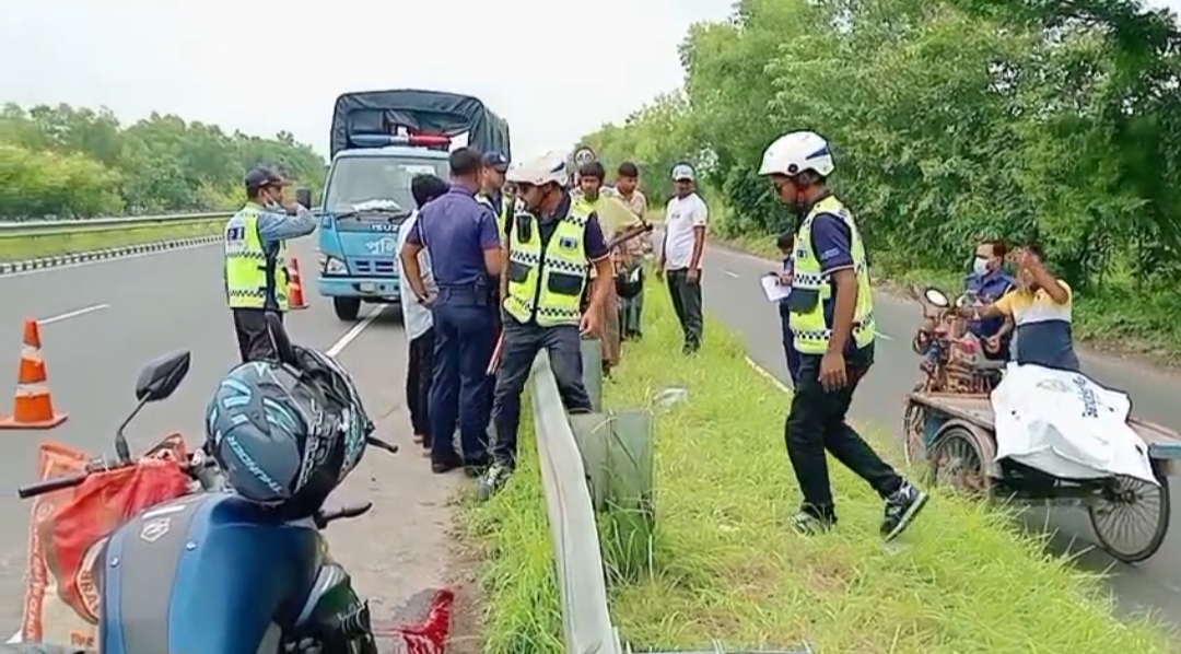 ফরিদপুরের ভাঙ্গায় অজ্ঞাত পরিবহনের ধাক্কায় মোটরসাইকেল আরোহী নিহত