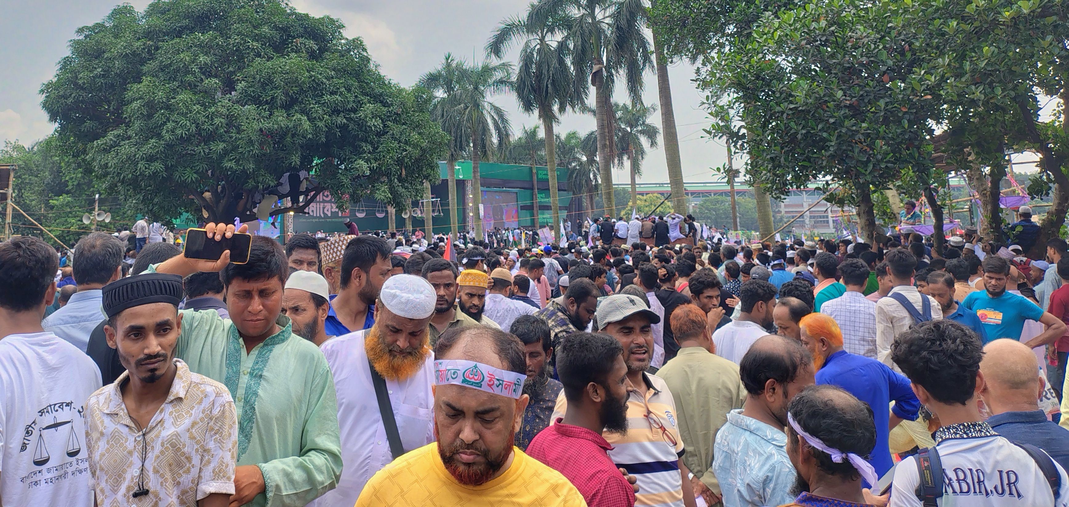 জামায়াতের সমাবেশ শুরু, জনসমুদ্র সোহরাওয়ার্দী উদ্যান