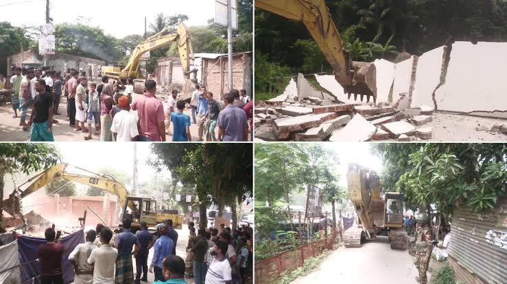 লক্ষ্মীপুরের অবৈধ স্থাপনা উচ্ছেদ: ৩৫০ কোটি টাকার সরকারি সম্পদ উদ্ধার