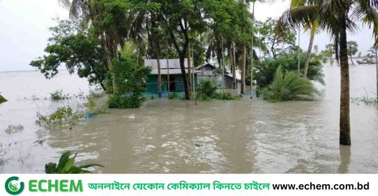বঙ্গোপসাগরে সৃষ্ট নিম্নচাপের প্রভাবে অন্তত ১১টি গ্রাম প্লাবিত
