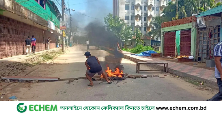 অবরোধে স্থবির খাগড়াছড়ি, থমথমে গুইমারায় টহল জোরদার