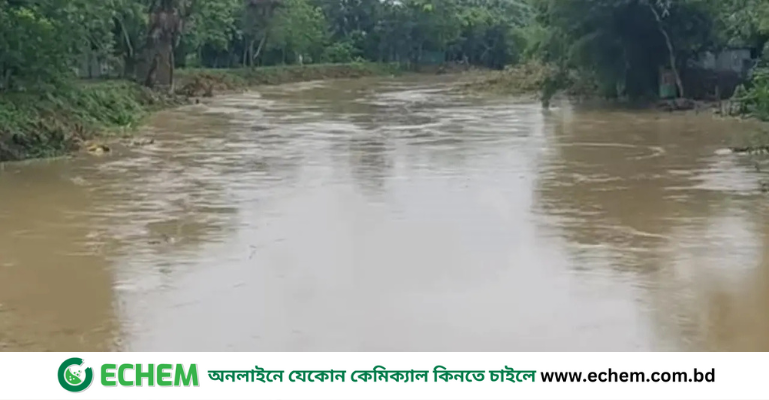 মুহুরী নদীর পানি বিপৎসীমা ছুঁইছুঁই