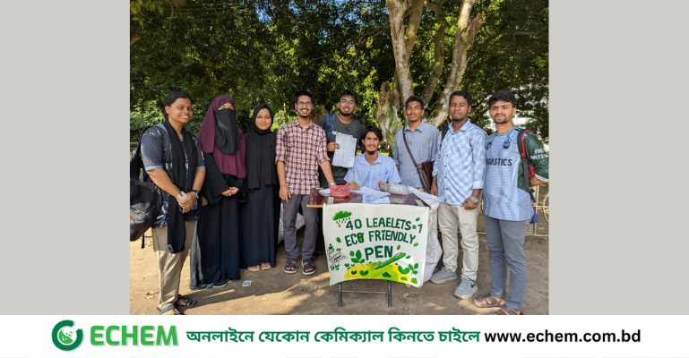 চবি ক্যাম্পাসে পোস্টার-লিফলেট জমা দিলেই মিলছে পরিবেশবান্ধব কলম