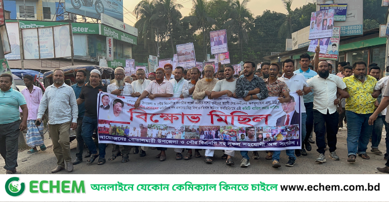 আওয়ামী লীগপন্থি নেতাদের দিয়ে বিএনপির কমিটি,  ফরিদপুরে বিক্ষোভ ও মশাল মিছিল