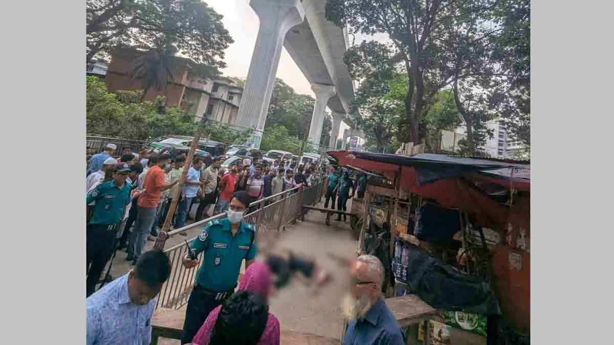ফার্মগেটে মেট্রোরেলের বিয়ারিং প্যাড পড়ে পথচারীর মৃত্যু