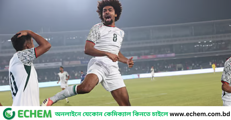 পেনাল্টিতেও গোল করলেন হামজা, এগিয়ে গেল বাংলাদেশ