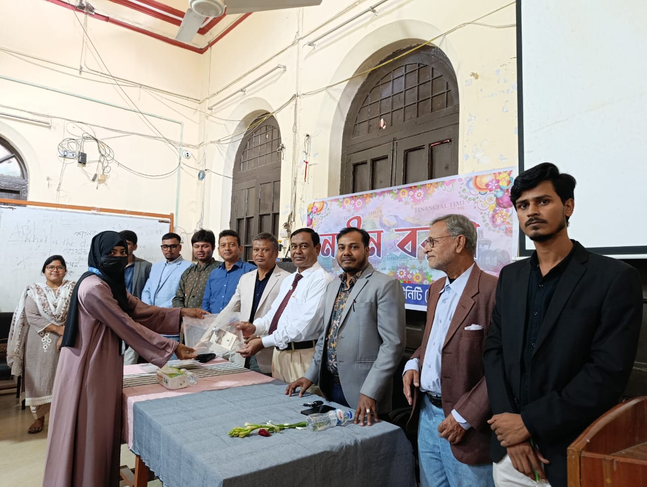 নবীনদের বরণ করে নিল রাজশাহী কলেজ রিপোর্টার্স ইউনিটি