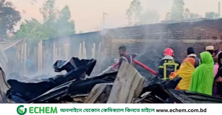 গাজীপুরে আগুনে কারখানা-গুদাম-কলোনি পুড়ে ছাই