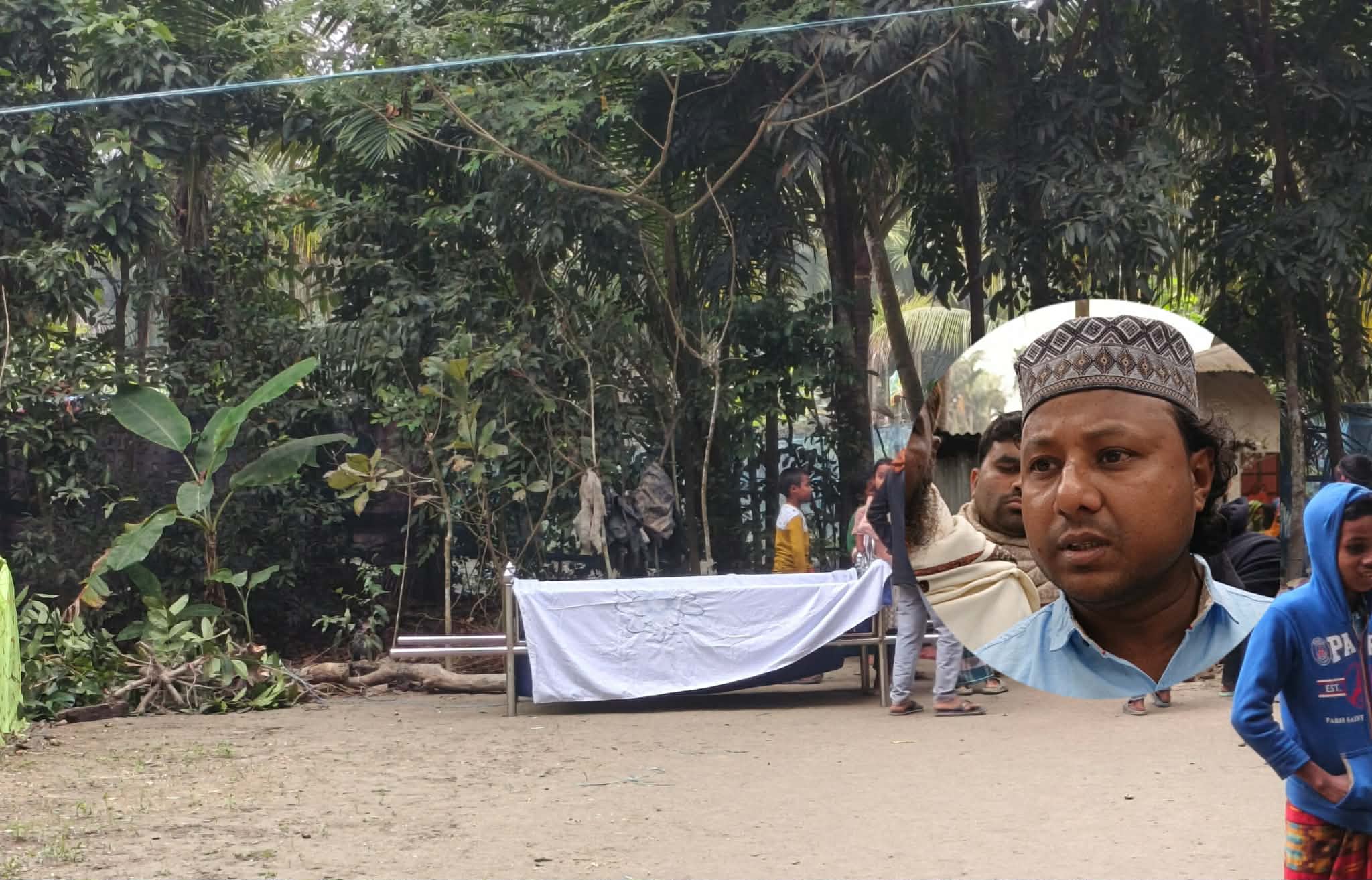 বাবার লাশ রেখে পালাল ছেলে, সম্পত্তি বিরোধে দাফনে বাধা