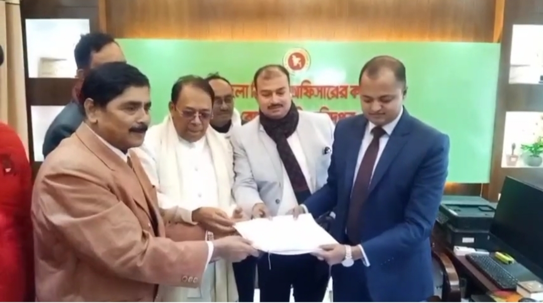 ফরিদপুর- ১ ও ২ আসনে বিএনপির  মনোনয়নপত্র দাখিল