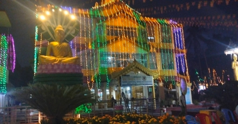 রামুতে মহাবোধি বুদ্ধ ধাতু চৈত্য 'স্বর্ণজাদী' অভিষেক কাল