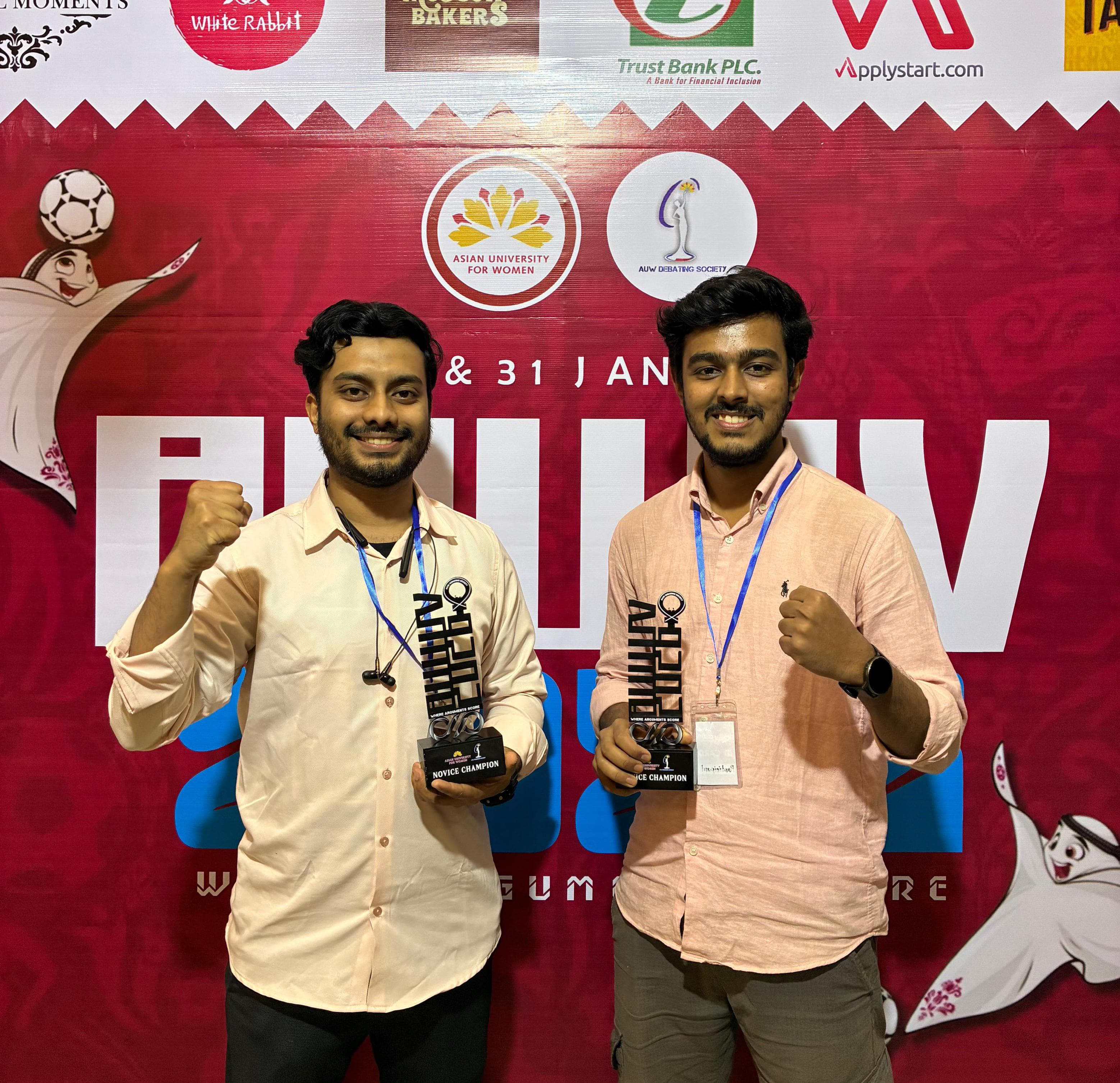 বুটেক্স ডিবেটিং ক্লাব জিতলো নোভিস শিরোপা