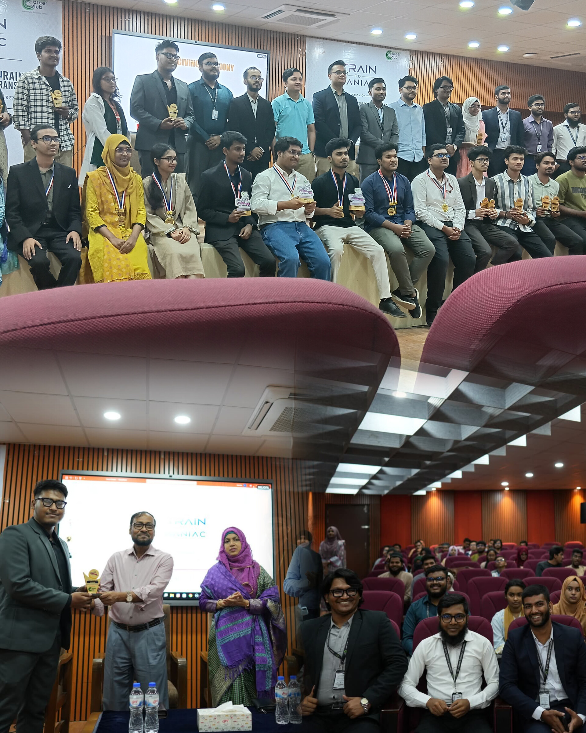 জবি ক্যারিয়ার ক্লাবের ‘ক্রিয়েটিভ ম্যানিয়াক ৩.০’ ও ‘ট্রেন টু ট্রান্সফর্ম’-এর সমাপনী অনুষ্ঠিত