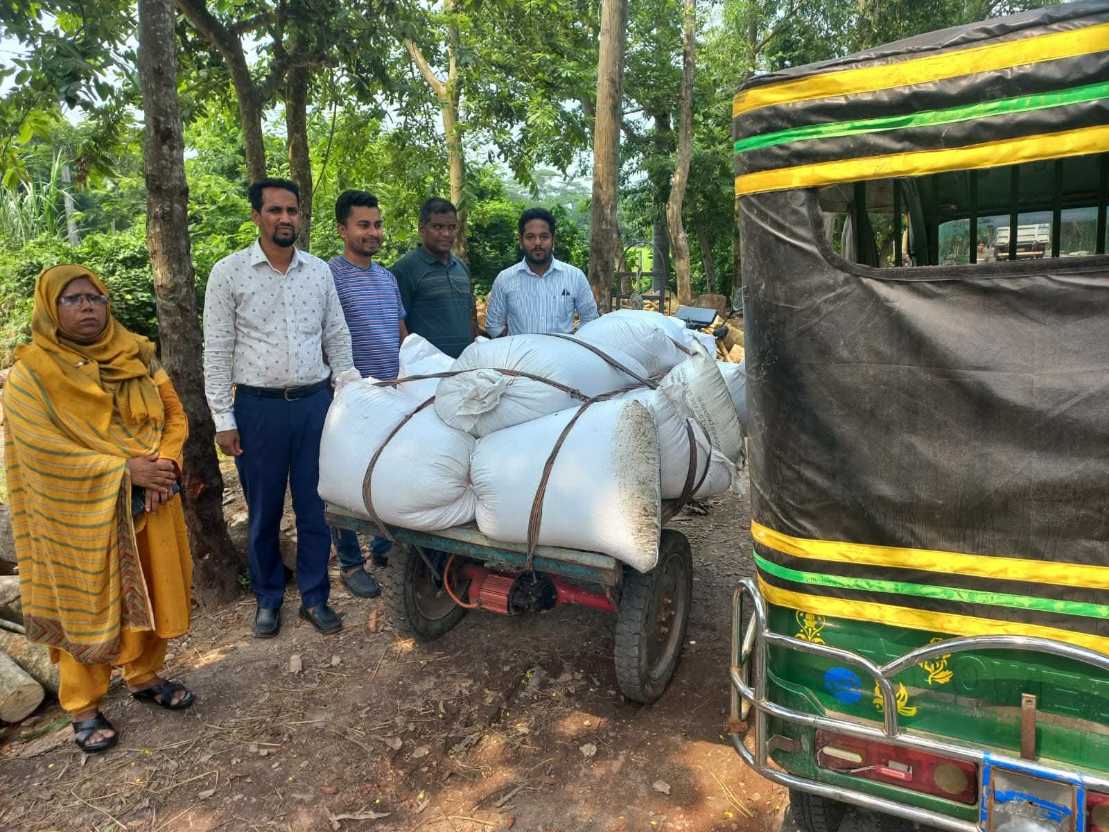 নলছিটিতে ২১ বস্তা গম জব্দ