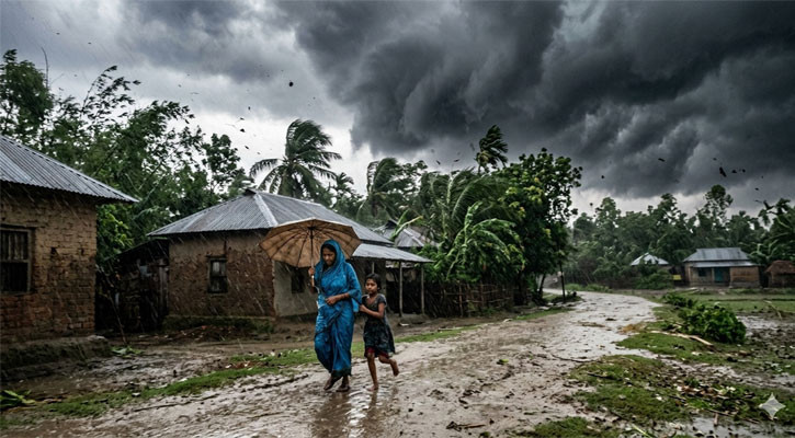 মৌসুমি বায়ুর প্রভাবে কিছু এলাকায় আজ বৃষ্টির পূর্বাভাস